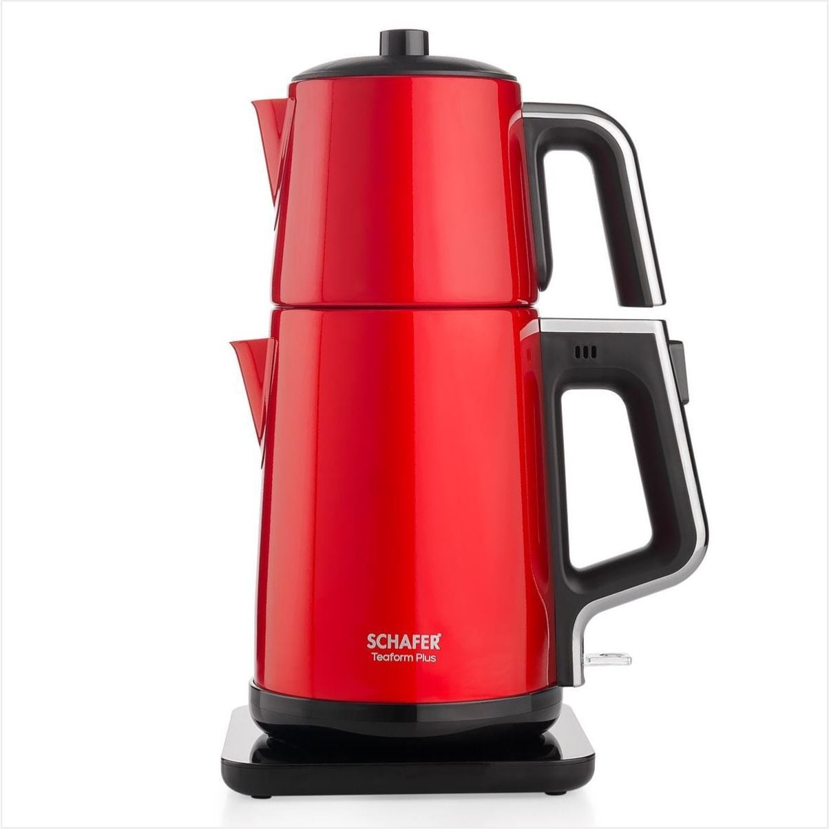 Schafer Teaform Plus Paslanmaz Çay Makinesi-Lal Kırmızı