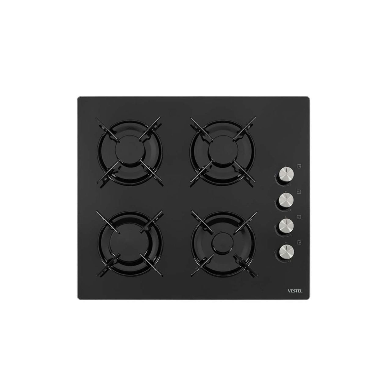 Vestel AO-65104 S-DG-T 65 cm 4 Gözü Gazlı Ankastre Ocak