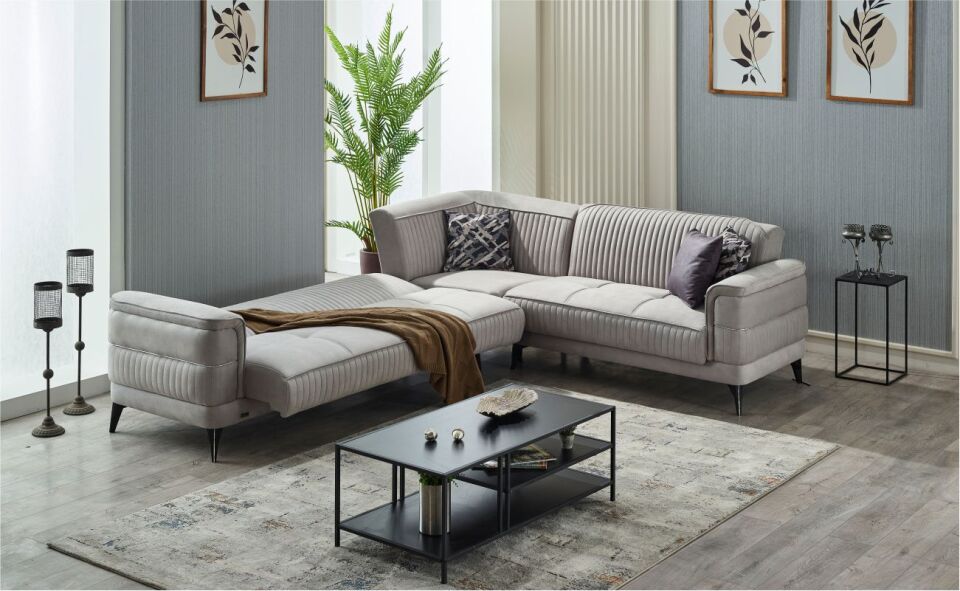 Vienza Köşe Takımı Eva 07 Antrasit Grı