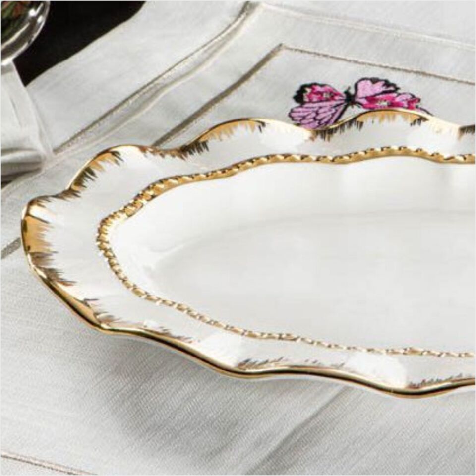 REKABET HS-148B DIAMOND OVAL SUNUM TABAK KÇK 31*21*3