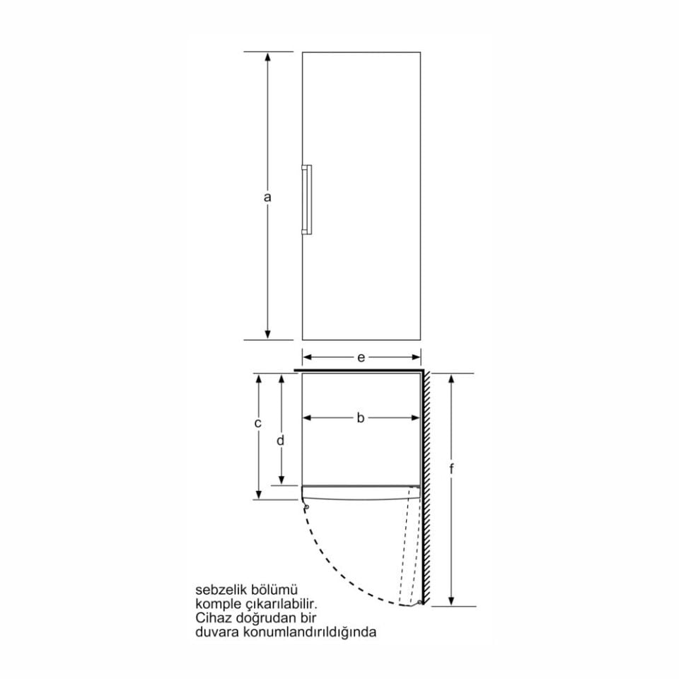 Profilo DF1024WEVV 6 Çekmeceli Dikey Derin Dondurucu