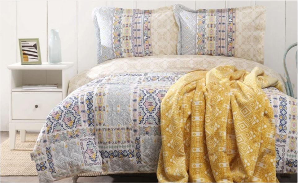 Karaca Home Milo Mavi Çift Kişilik Winter Set