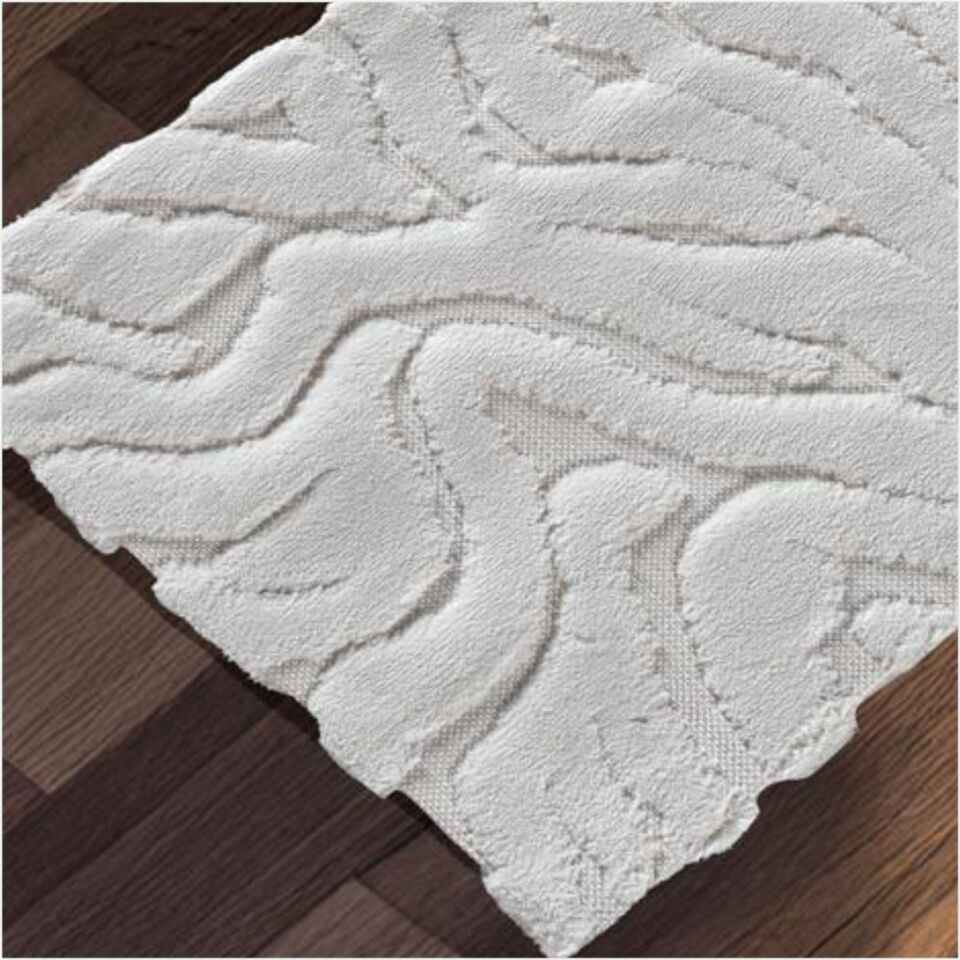 Schafer Home Wild Pamuk 2 Li Banyo Paspası-Beyaz