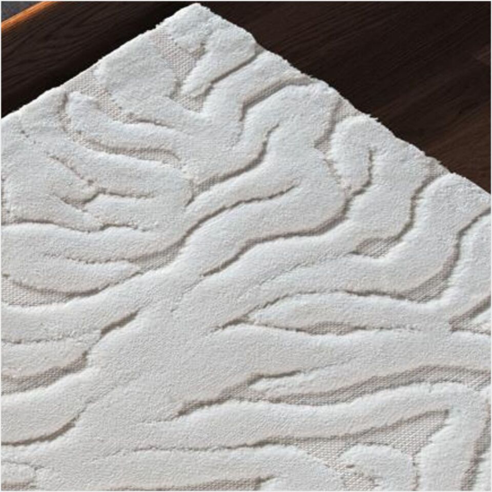 Schafer Home Wild Pamuk 2 Li Banyo Paspası-Beyaz