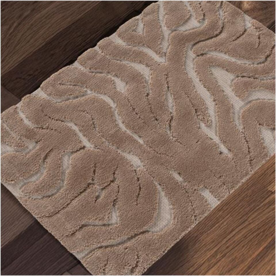 Schafer Home Wild Pamuk 2 Li Banyo Paspası-Cappuccino