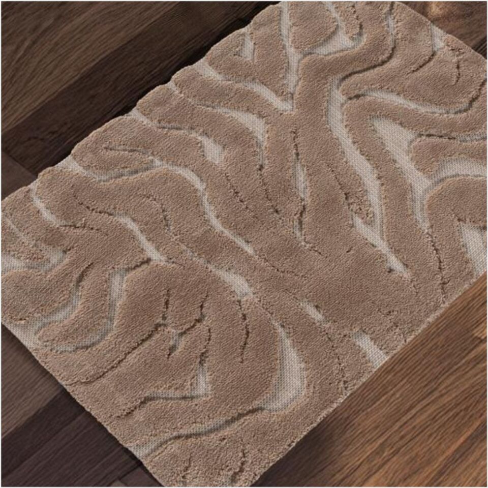 Schafer Home Wild Pamuk 2 Li Banyo Paspası-Cappuccino