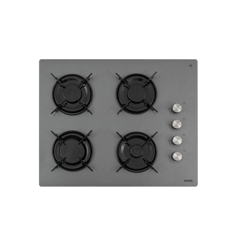 Vestel AO-65104 G-DG-T 65 cm 4 Gözlü Gazlı Ankastre Ocak