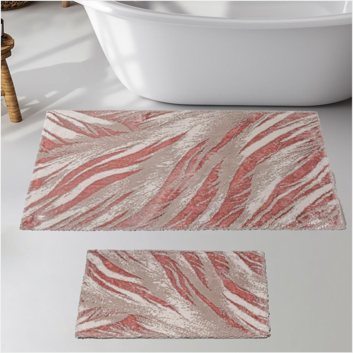 SCHAFER HOME ALORA 2'Lİ PAMUK FLOŞ BANYO PASPAS - PUD01