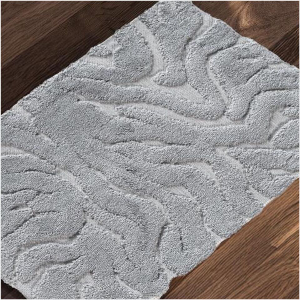 Schafer Home Wild Pamuk 2 Li Banyo Paspası-Açık Gri