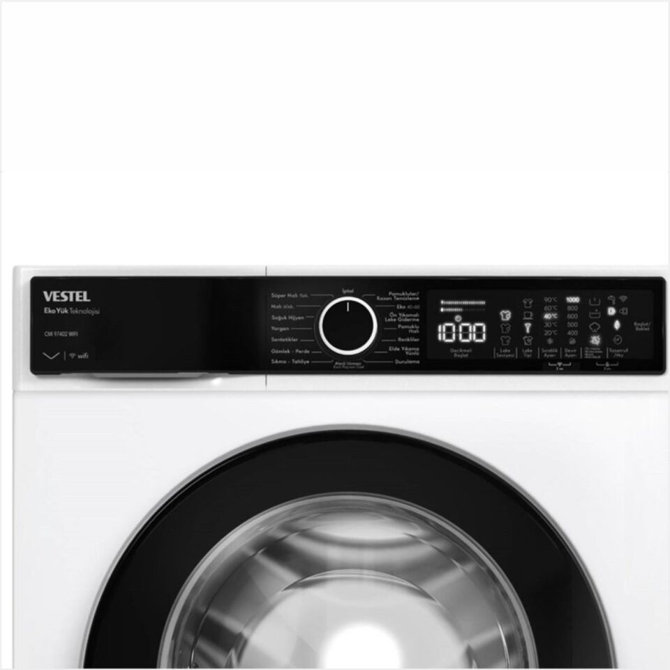 VESTEL CMI 97402 WIFI 9 KG 1000 DEVİR ÇAMAŞIR MAKİNESİ-20350198