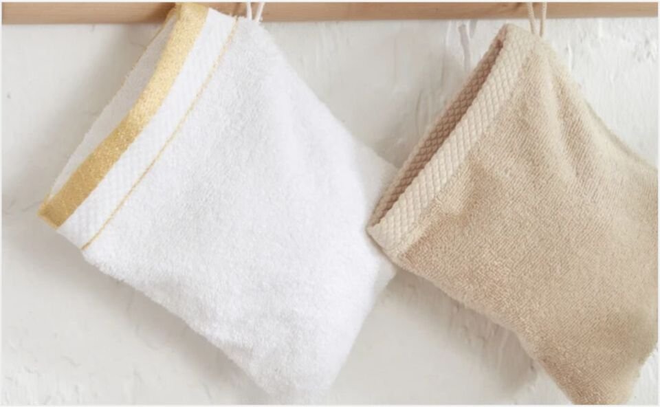 Karaca Home Glory Lurex 9 Parça Aile Banyo Seti Gold-Bej