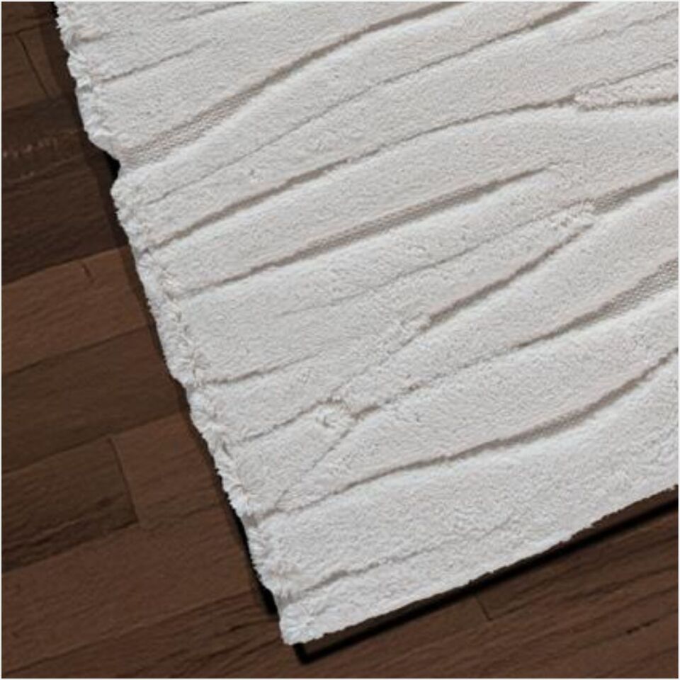 Schafer Home Liva Pamuk 2 Li Banyo Paspası-Beyaz