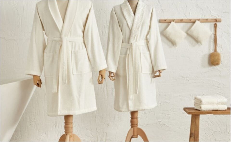 Karaca Home Ring Dantelli 9 Parça Aile Banyo Seti Offwhite-Offwhite