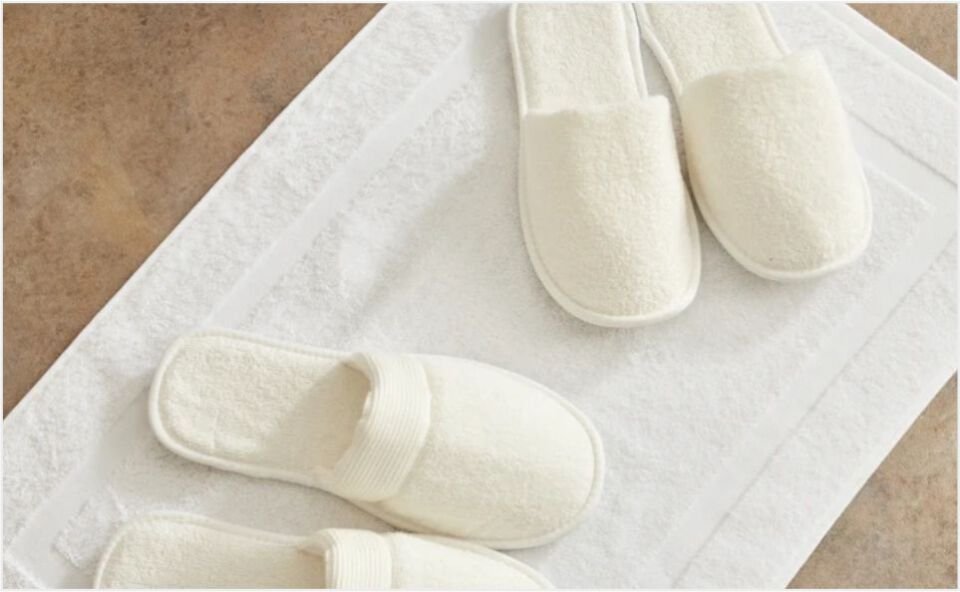 Karaca Home Ring Dantelli 9 Parça Aile Banyo Seti Offwhite-Offwhite