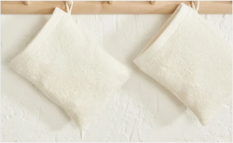 Karaca Home Ring Dantelli 9 Parça Aile Banyo Seti Offwhite-Offwhite