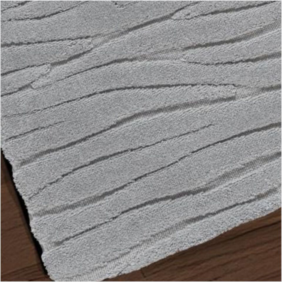 Schafer Home Liva Pamuk 2 Li Banyo Paspası-Açık Gri