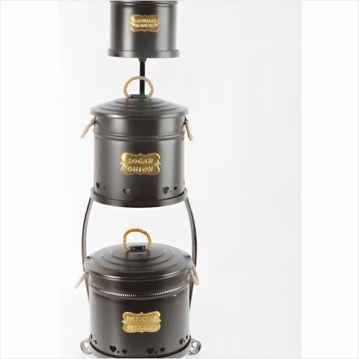 YILDIRAY 1052 F 3 KATLI FİLELİ PAT. SOĞ. KOVASI ANTRASİT