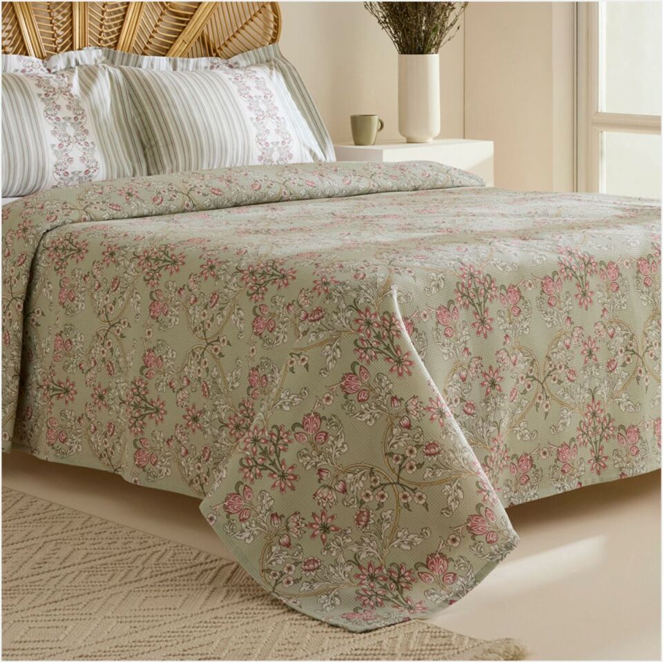 KARACA HOME EMPRES %100 PAMUK TEK KİŞİLİK PİKE TAKIMI ADAÇAYI