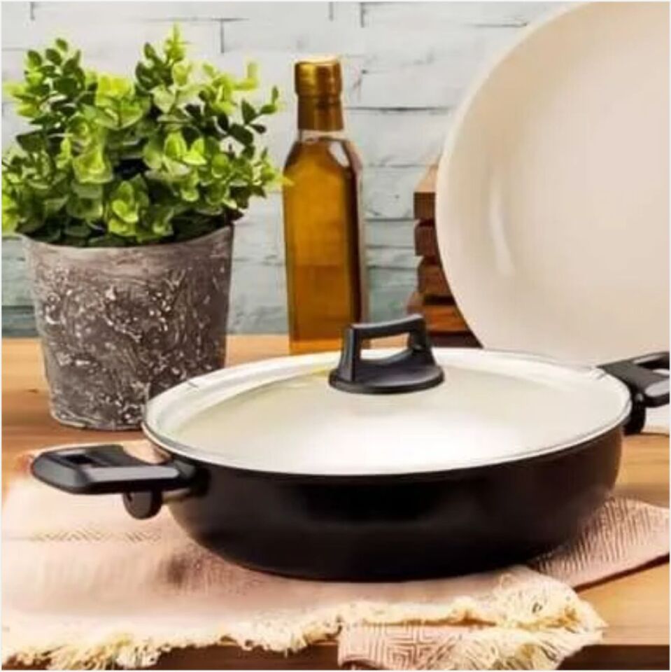 SAFINOX 7 PRÇ SERAMİK  GURME TEFLON SET-3 MM