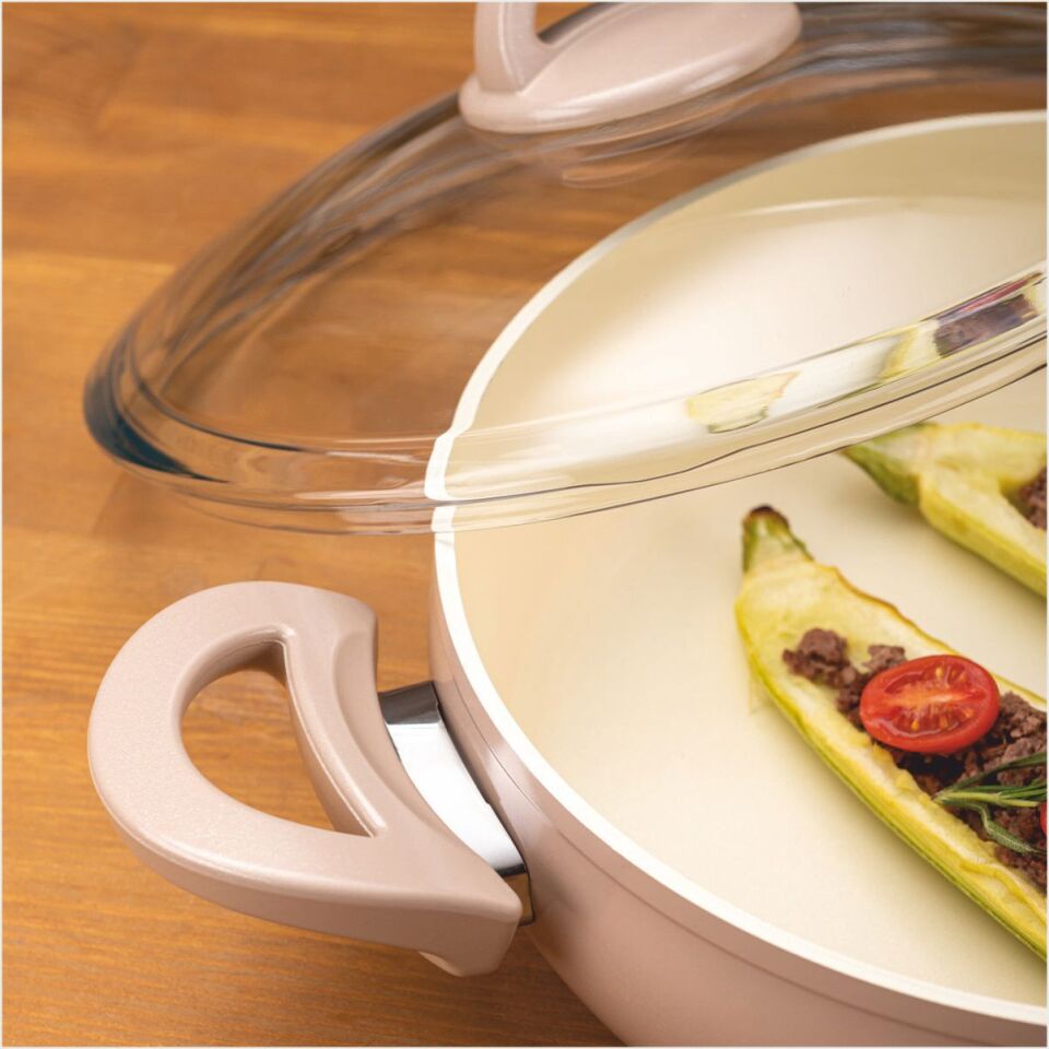 Emsan Crystal Güveç Seti 7 Parça Rose