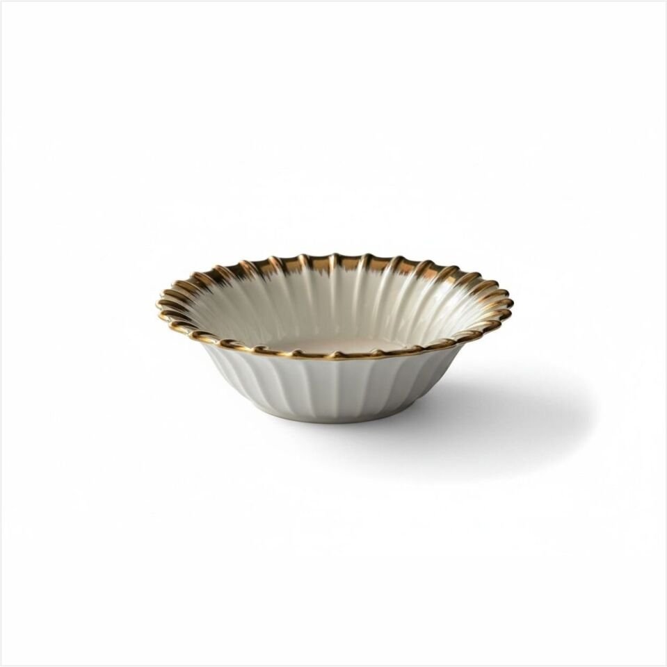 REKABET  GBS 005 LINE GOLD YUVARLAK SALATA KASE 26 CM