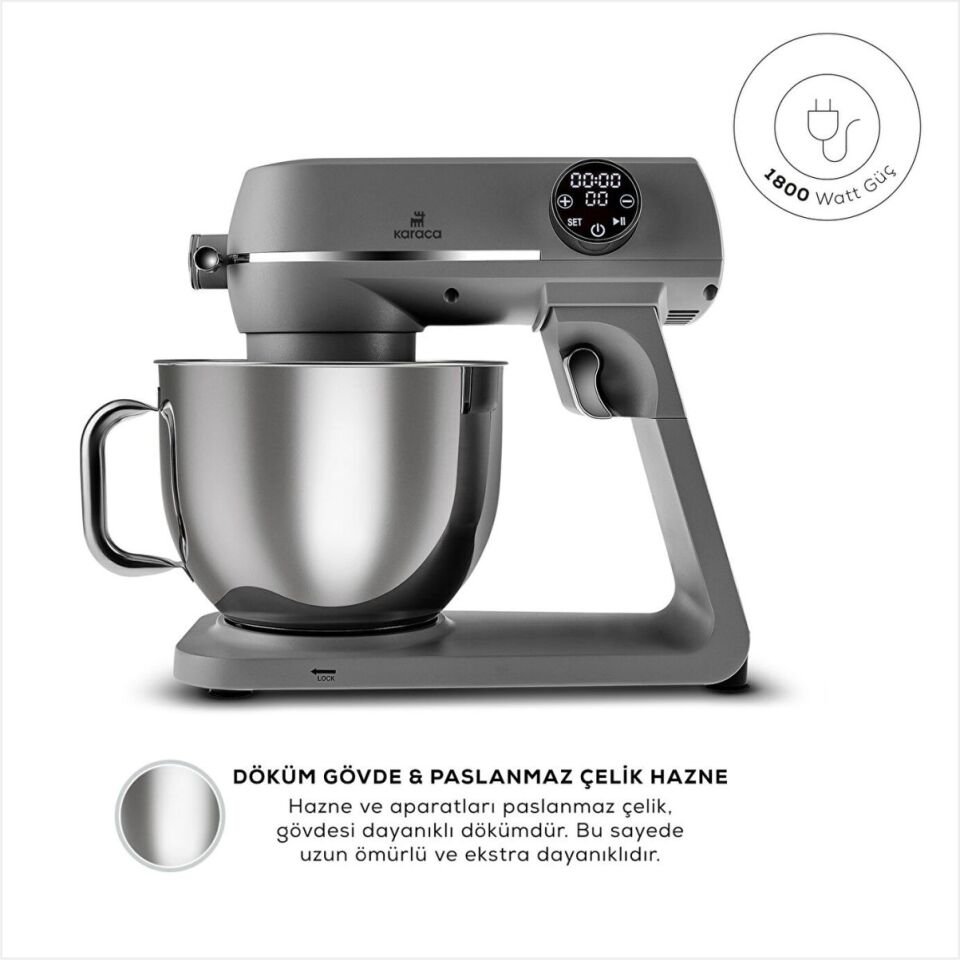 Karaca Multıchef Artısan Dıgıtal Ekran Dokum S.M. Antrasit