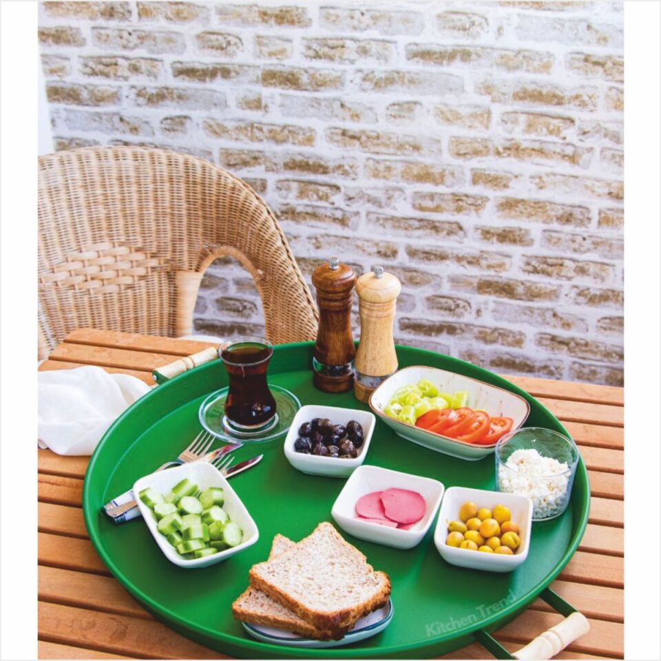 Alyum Home Tepsi 3 Lü Yeşil