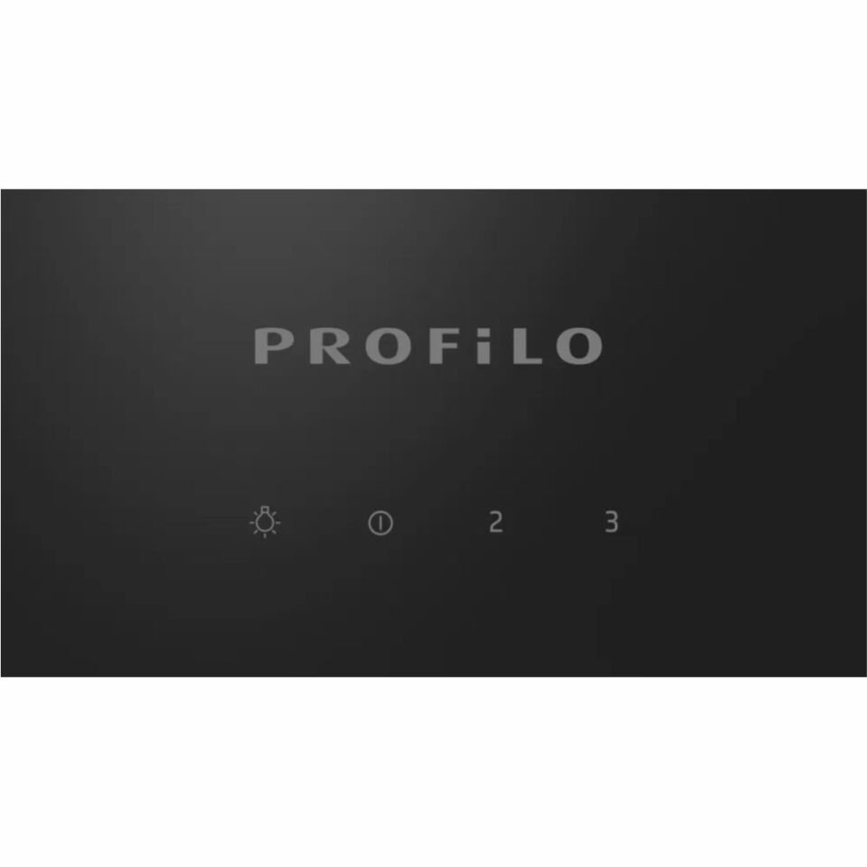 Profilo DVK6J360 Siyah Cam Duvar Tipi Davlumbaz