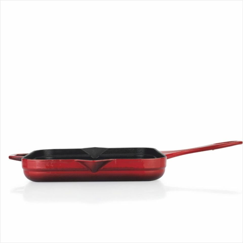 Schafer Guss Chef Döküm Kare Kızartma Tavası 28X28Cm-1 Parça
