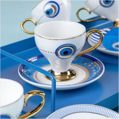 Acar Kaı-21-0172/12 Goldfınch 6 Lı Fincan Seti