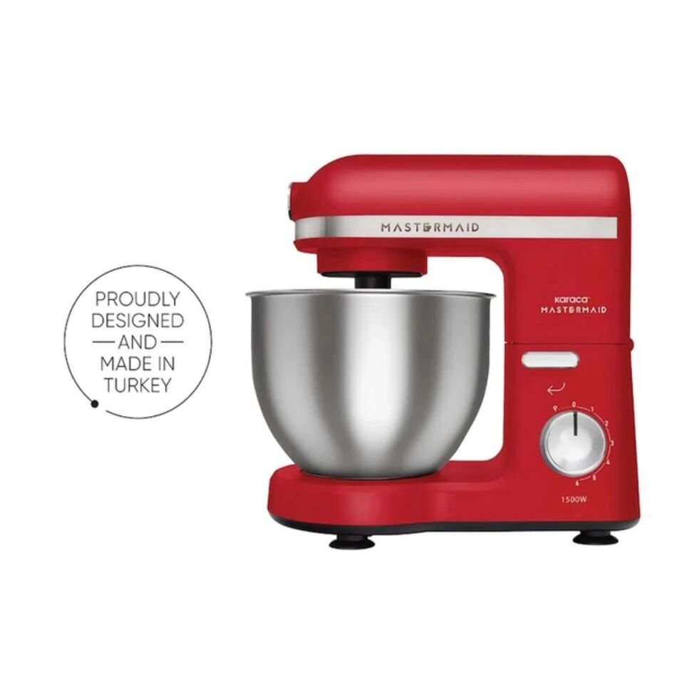 Karaca Mastermaid Chef 1500 W 5 lt Kırmızı Stand Mikser