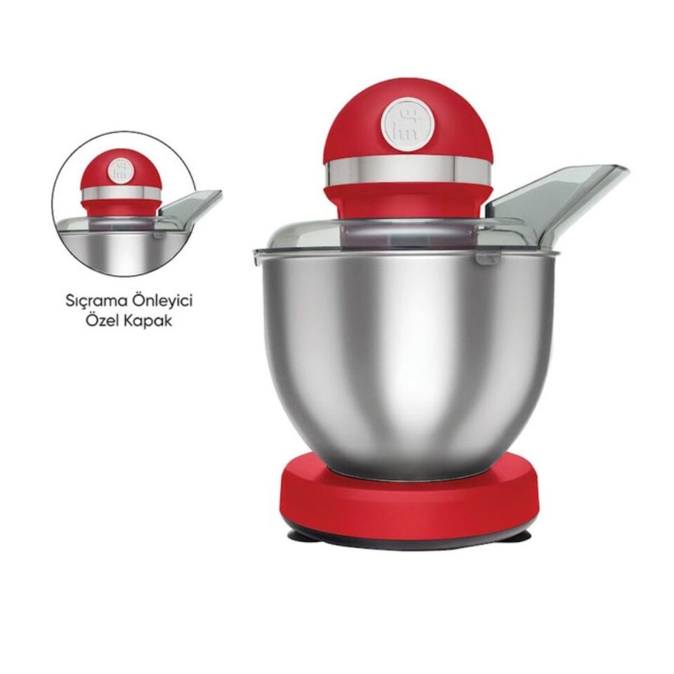 Karaca Mastermaid Chef 1500 W 5 lt Kırmızı Stand Mikser