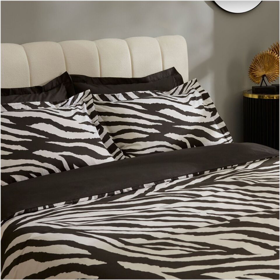 Karaca Home Marımba Çift Kişilik  Nevresım Takımı Siyah