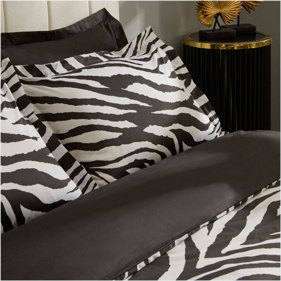 Karaca Home Marımba Çift Kişilik  Nevresım Takımı Siyah