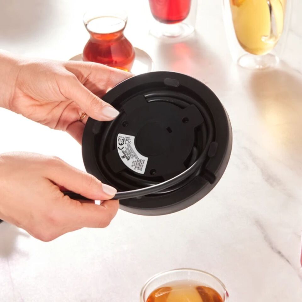 Karaca Tea Glass Çelik Çay Makinesi Ocean Wave