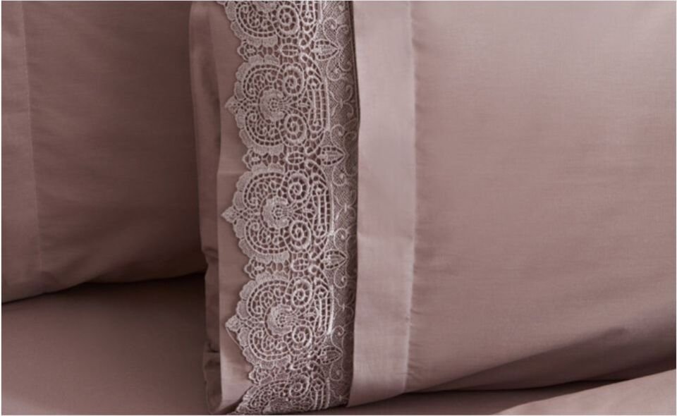 Karaca Home Valeria Queen 8 Parça Çeyiz Seti Gül Kurusu