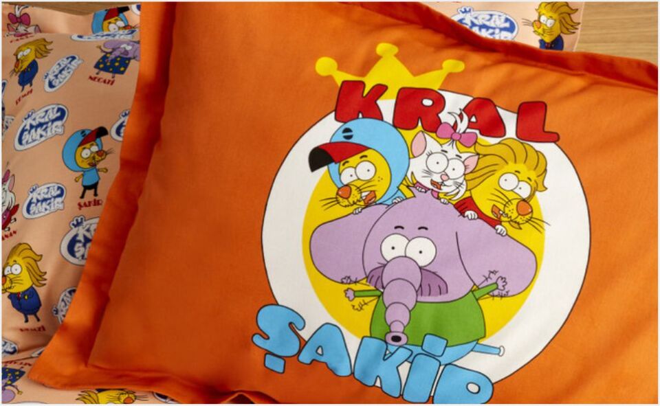 Karaca Home X Kral Şakir %100 Pamuk Süper Ekip Tek Kişilik Nevresim Takımı