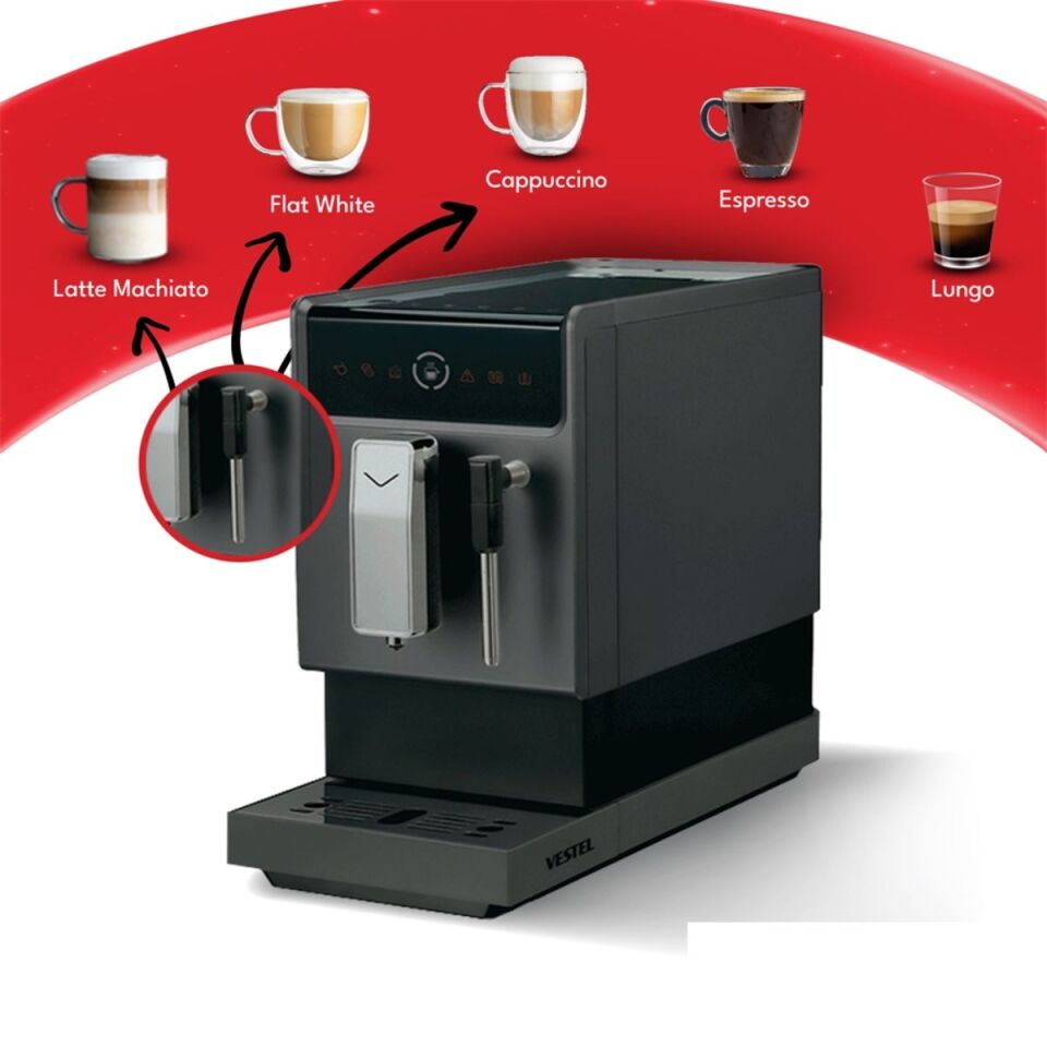 Vestel EM9114 Tam Otomatik Espresso Makinesi