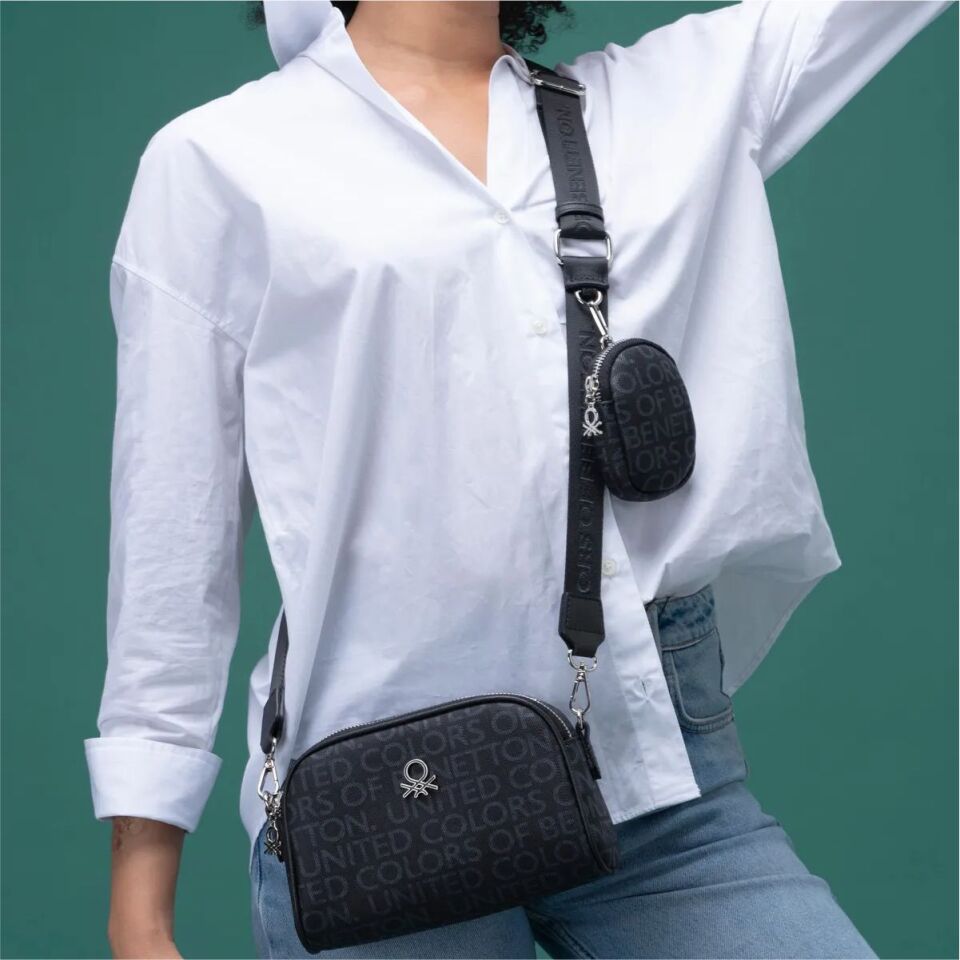 Benetton St  Bnt-1278 Unıted Colors Of Çanta Siyah
