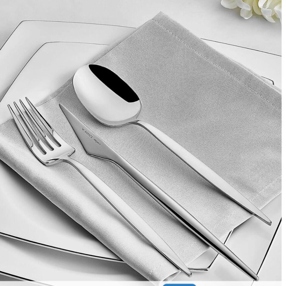 Karaca 316 Elegance Thor 12 Kişilik 84 Parça Çatal Kaşık Bıçak Takım