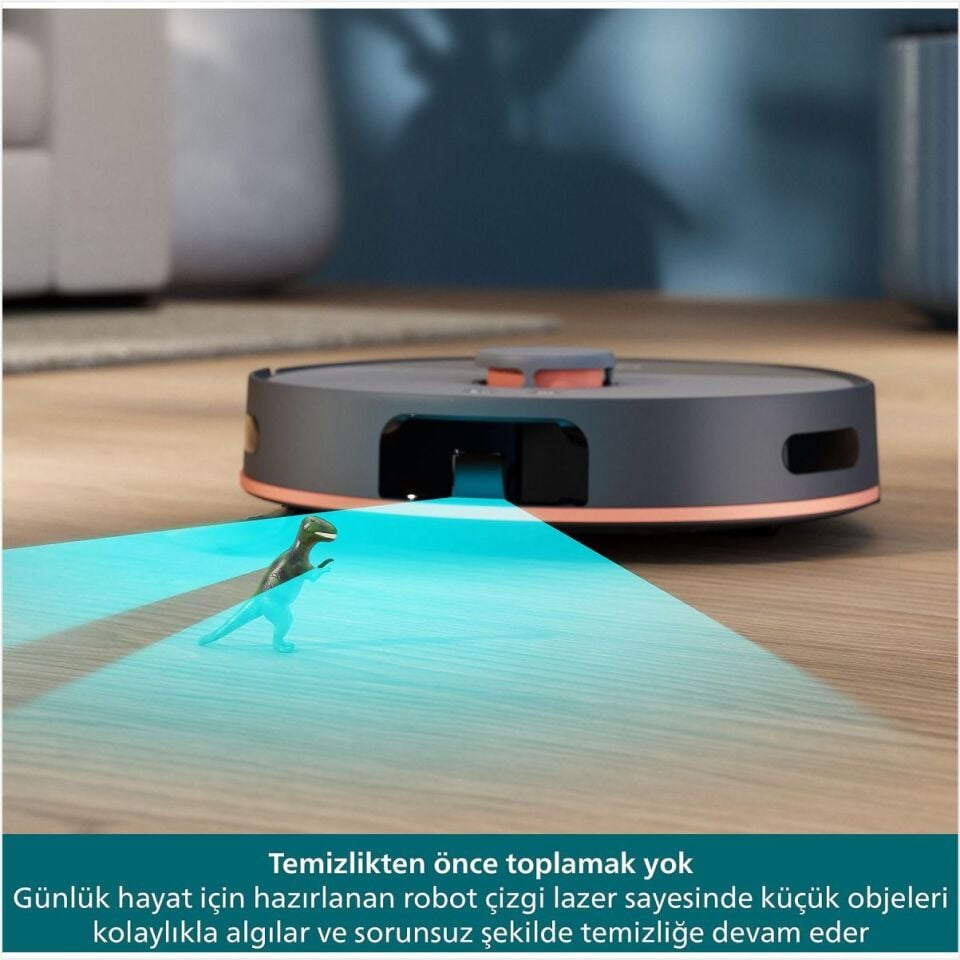 PHILIPS XU5100/20 İPEK BEJ İSTASYONLU ISLAK KURU ROBOT SÜPÜRGE **YENİ ÜRÜN**