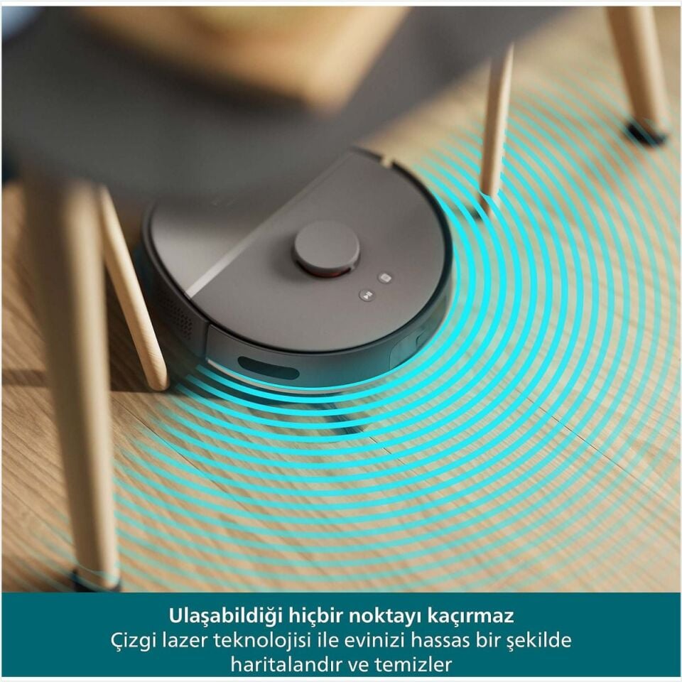 PHILIPS XU5100/20 İPEK BEJ İSTASYONLU ISLAK KURU ROBOT SÜPÜRGE **YENİ ÜRÜN**