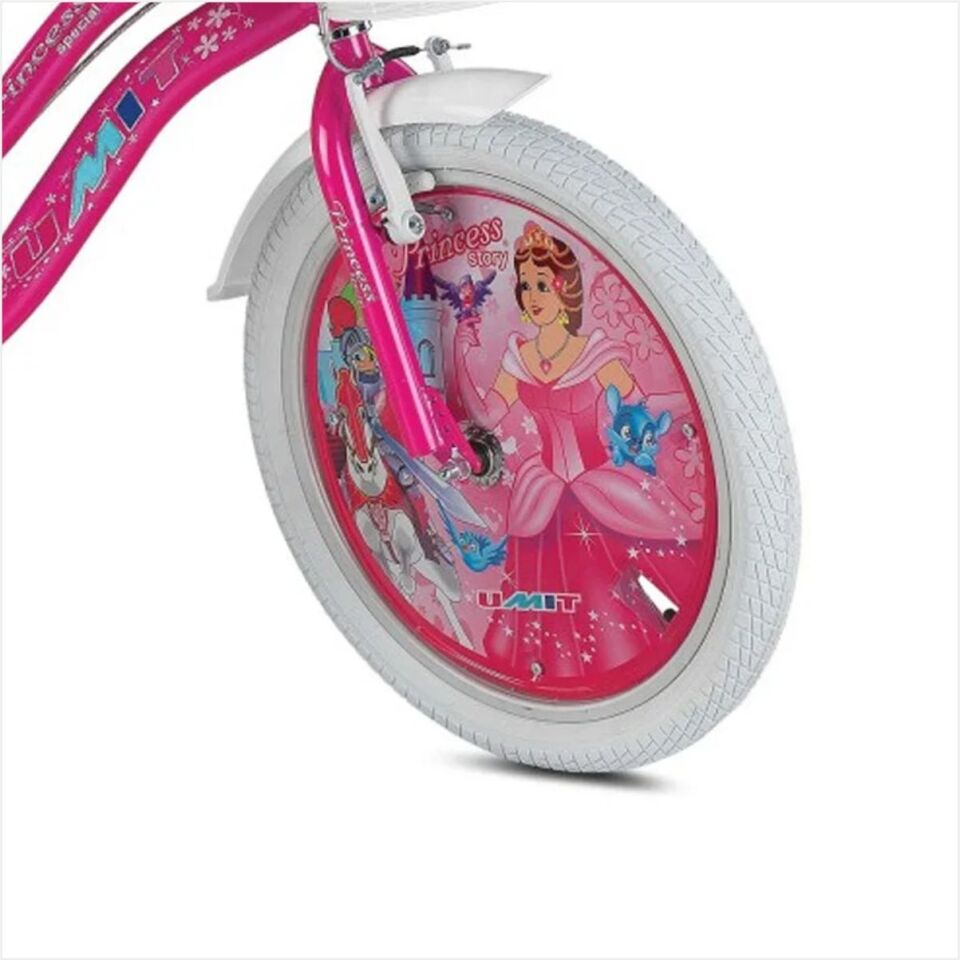 ÜMİT 20 PRENCESS-V-SEPET BİSİKLETPEMBE- 62008