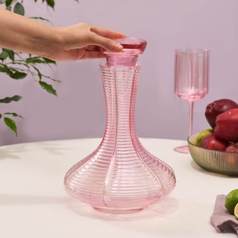 Karaca Liebe 25 Parça Bardak Seti Pembe