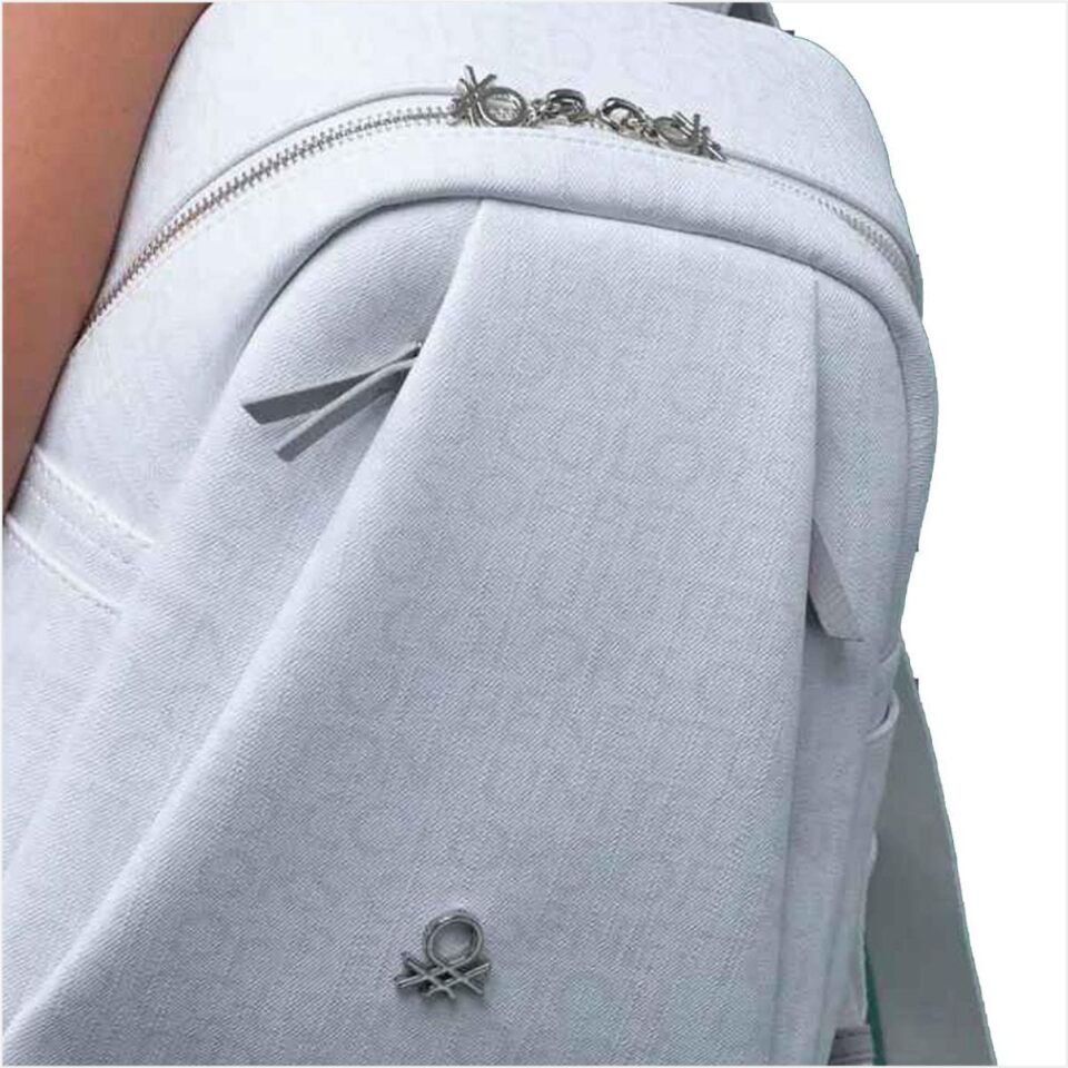 Benetton St  Bnt-1281 Unıted Colors Of  Çanta Beyaz-Açık Gri