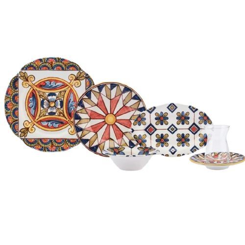 Karaca Joyce Stoneware 26 Parça 6 Kişilik Kahvaltı/Servis Takımı