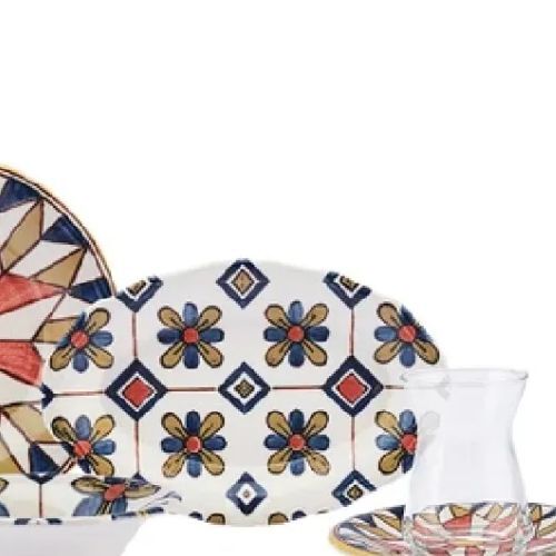 Karaca Joyce Stoneware 26 Parça 6 Kişilik Kahvaltı/Servis Takımı
