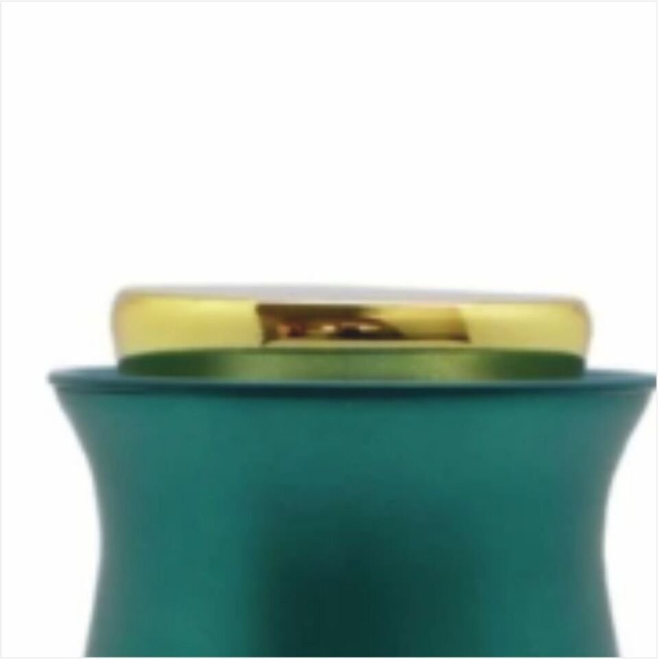 Sembol Kıtchen Art-95 Silindir 16 Cm Kavanoz Green-Gold