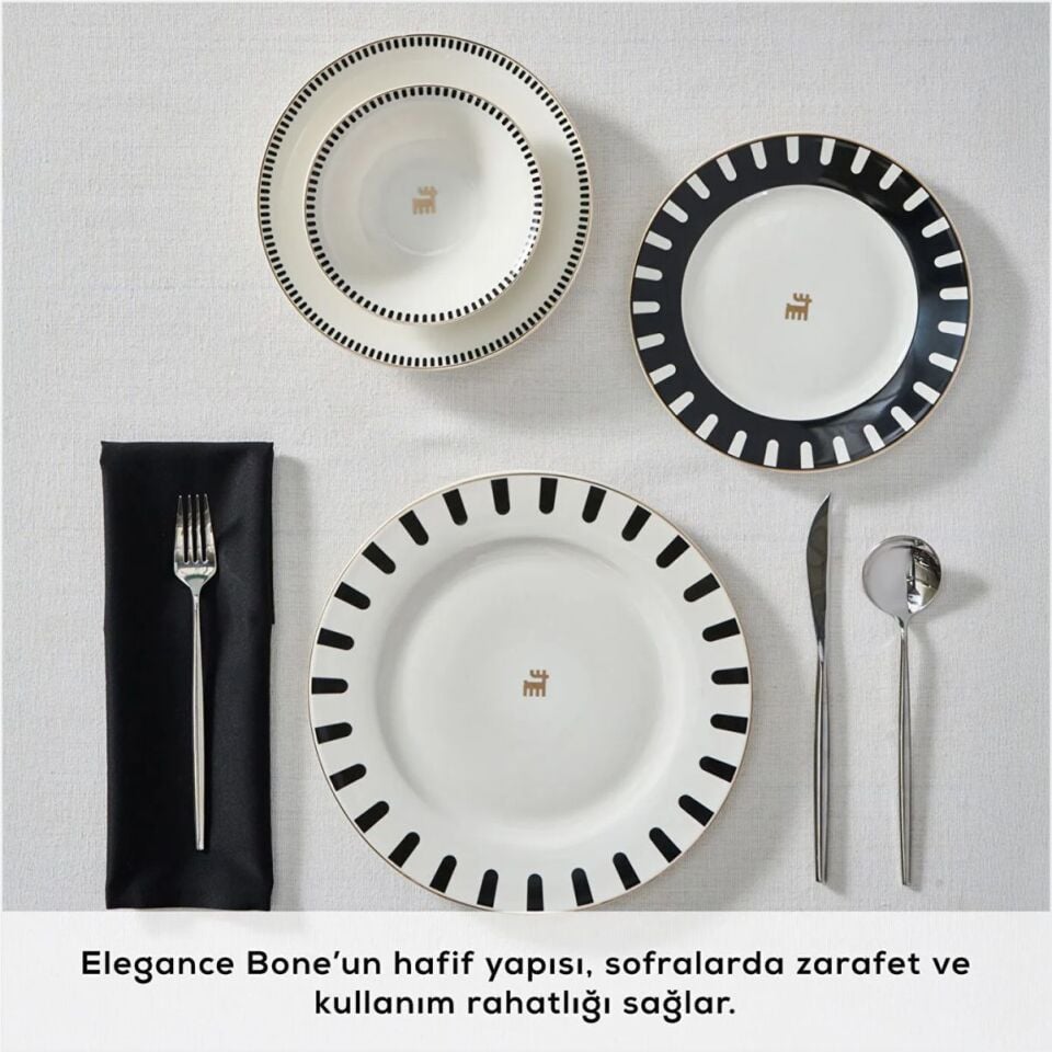 KARACA 50. YIL İMZA KOLEKSİYONU KORE 24 PARÇA 6 KİŞİLİK YEMEK TAKIMI