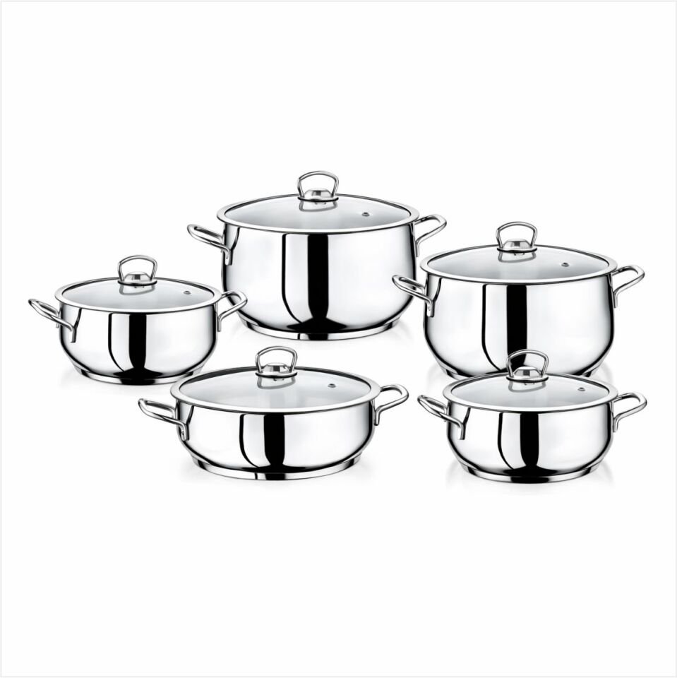 SAFINOX ECO 5Lİ TENCERE SETİ 16-20-22-24-24KISA